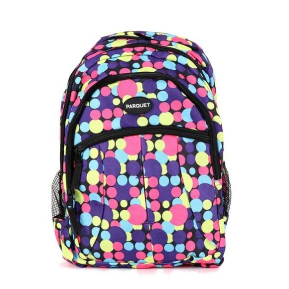 Bubble Gum Balls/ Polka Dot Pattern Backpack- NWT - Picture 1 of 5